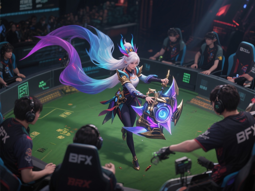 BFX逆转一局:霞后期崛起主宰比赛 战术分析:霞的角色定位
霞的定位不仅仅